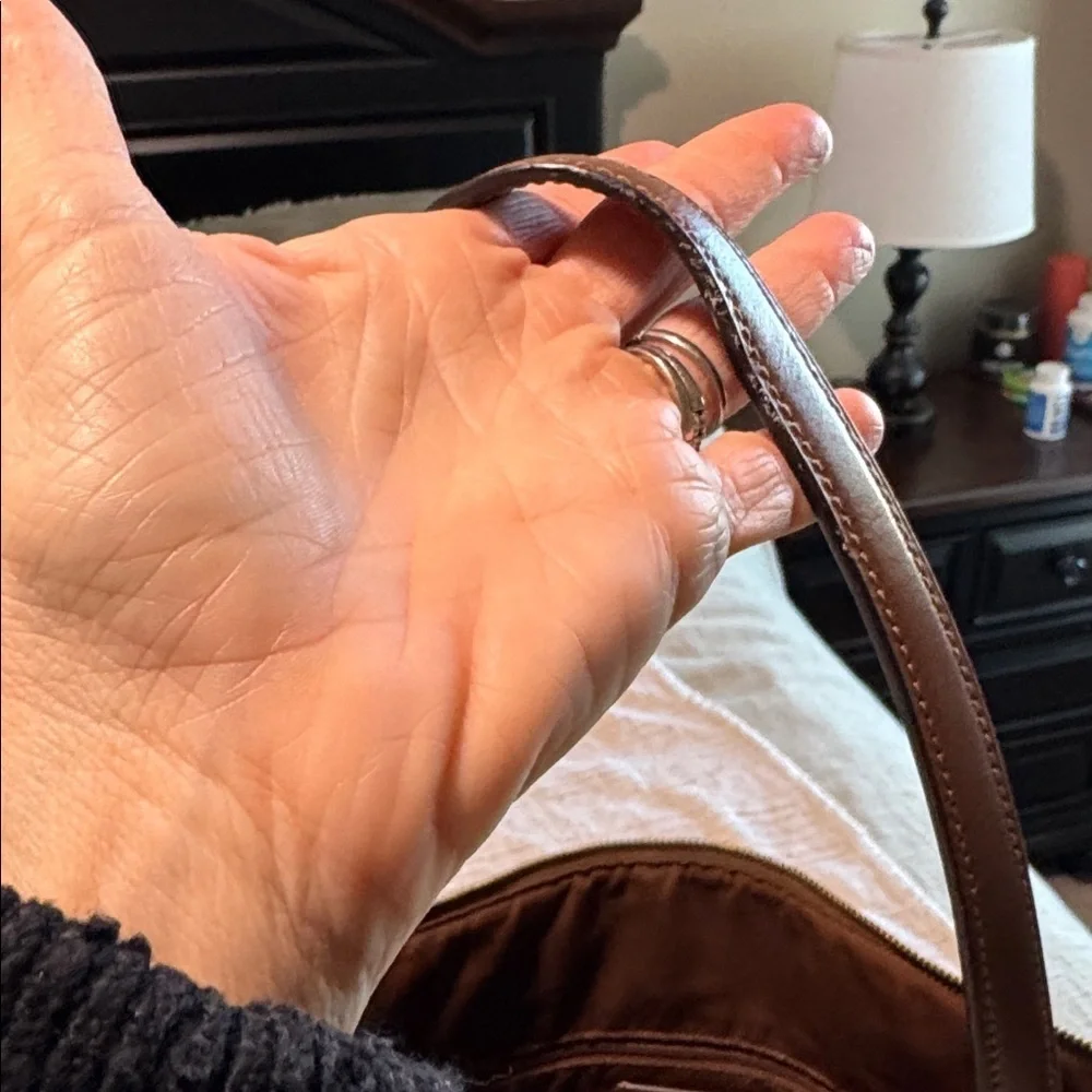 Coach Tan and Brown Signature Tote